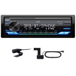 JVC KD-X482DBT USB AUX MP3 FLAC Digitalradio Bluetooth DAB+ inkl Antenne