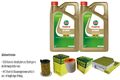 INSPEKTIONSKIT FILTER CASTROL 10L ÖL 5W30 für Audi A6 Avant 4G5 C7 3.0 TDI