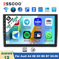 9" Carplay Android 13.0 GPS Navi Autoradio BT USB für Audi A4 S4 RS4 8E 8H B6 B7