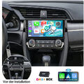 4+64G Für Honda Civic 2016-2020 CarPlay GPS FM WIFI 9" Android 13 Autoradio +DAB