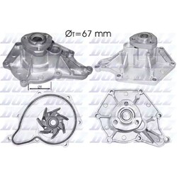ORIGINAL® Dolz Wasserpumpe, Motorkühlung für VW TOUAREG PHAETON Audi A4 B8