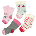 4 Paar s.Oliver Socken Strümpfe Kinder Baby Mädchen 4erPack Socken bunt Gr.23-26