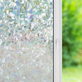 Sichtschutzfolie Fensterfolie Glasdekor 3D Sonnenschutz Selbstklebend Klebe Bad