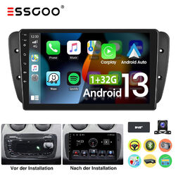 DAB+ Android 13 Für Seat Ibiza IV 6J 6P 2009-2013 Carplay Autoradio GPS Navi KAM