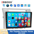 Für Toyota Corolla Verso 2003-2009 Android13 64G Carplay Autoradio GPS NAVI WIFI