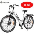 Eskute 26 Zoll Elektrofahrrad E-Mountain Bike City MTB 36V/20AH Akku 7-Gänge NEU