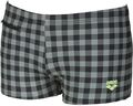 arena Herren SMALL Checks Short Badehose, Badeshorts, Black-army DE 8