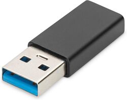 DIGITUS USB 3.2 Gen1 USB-Adapter USB A zu USB C 5 Gbit/s Adapter-Kabel Schwarz