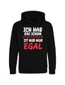 Youth Designz Kinder Hoodie mit Spruch lustig Egal Pullover Logo Print