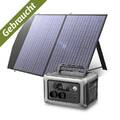 ALLPOWERS Solargenerator 600W Tragbare Powerstation mit 100W Solarpanel Notfall