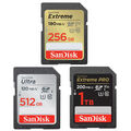 SANDISK 32GB 64GB 128GB 256GB 512GB 1TB EXTREME PRO ULTRA SD CLASS 10 SDXC NEW