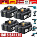 7000mAh Akku Für Makita 18V BL1860B BL1850 7.0AH BL1840 BL1830 Ersatzakku LED