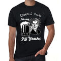 ULTRABASIC Homme Tee-Shirt Santé Et Bières Pour Mes 75 Ans Cheers And Beers For