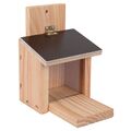 Eichhörnchen Futterhaus 21x13cm Futterstation Eichhörnchenfutterhaus Holz Futter