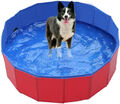 Hundepool Wasserbecken Doggy Swimmingpool Planschbecken Faltbar 80cm Bware ✅