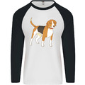 Baseball-T-Shirt A Beagle kleiner Duft Hund Hund Herren L/S