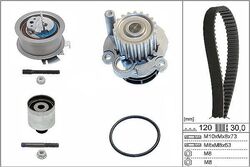 INA Wasserpumpe + Zahnriemensatz  u.a. für AUDI, FORD, SEAT, SKODA, VWDie Nr.1* für Autoteile: Top-Preis-Leistungs-Verhältnis