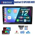 2 DIN 9" 2+32G Android 13 Carplay Autoradio GPS NAV Bluetooth FM RDS ASP Kamera