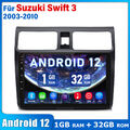 1+32G Android 12 Autoradio Für Suzuki Swift 2003-2010 GPS Navi BT WIFI DAB RDS