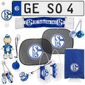 FC Schalke 04 Autoschuhe Erwin Autoschal Mini Schal Autowürfel Würfel Auto S04