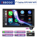 7" Android 13 Apple Carplay DAB+ Autoradio Bluetooth 2+32G GPS NAV 2DIN + Kamera