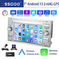 2+64G Android 13 Autoradio Carplay DAB+ KAM GPS Navi RDS Für Ford Focus Transit