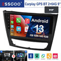 2+64G Carplay NAVI Android 13 Autoradio Für Mercedes-Benz E-Klasse CLS W211 W219