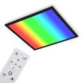 Briloner CCT LED Panel schwarz 1xLED-Platine/24W + RGB-LED