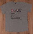 Mindless Self Indulgence T-Shirt Größe L Gildan MSI Grau