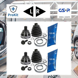 2x ORIGINAL® Gsp Gelenksatz, Antriebswelle Vorne, Links, Rechts für VW Golf V