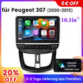 Für Peugeot 207 2006-2015 Android 13 Autoradio Navi 10.1" DAB+ CARPLAY Wireless