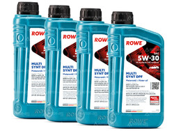 4 Liter (4x1L) ROWE HIGHTEC MULTI SYNT DPF SAE 5W-30 Longlife III VW Audi MB BMW