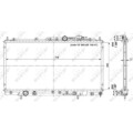NRF 56019 Kühler Motorkühlung für CHRYSLER SEBRING MITSUBISHI ECLIPSE MR373101 M