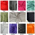 GESTEPPTER STOFF Futter Diamant Design weiches Kleid Polstermaterial Kleidung 