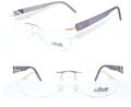 Silhouette BRILLE RANDLOS GOLD 5553 9530 TITAN FLEX FASSUNG 5599 minimal art