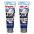 2x 250ml SONAX XTREME KUNSTSTOFFGEL AUSSEN NANOPRO PLASTIK KUNSTSTOFF REINIGER