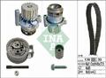 Original INA Wasserpumpe + Zahnriemensatz 530 0091 30 für Audi Seat Skoda VW