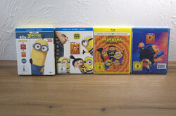 ICH - Einfach Unverbesserlich 1-4 & Minions 1+2,  Blu-Ray (3D)