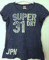 tolles SUPERDRY Baumwolle Shirt Gr. M / 40 blau