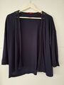 S. Oliver T-Shirt Strickjacke Jäckchen 3/4 Arm dunkelblau Gr. 36 (38 40 42)