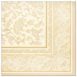 250 Servietten ROYAL 1/4-Falz 40x40 cm Ornaments Premium stoffähnlich Hochzeit