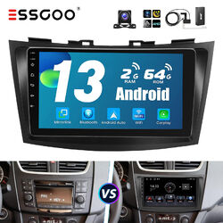 Android 13 64G DAB+ CarPlay Autoradio GPS NAVI Cam Für Suzuki Swift IV 2011-2017