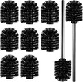 Ersatz WC Bürsten 10er Set + Ersatzbürstenköpfe Toilettenbürste Klobürste Bürste