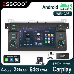 Für BMW 3er E46 M3 Rover 75 MGZT Android 13 GPS 2+64G Autoradio CarPlay DAB+ KAM