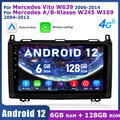 6+128G 4G Net Autoradio Carplay GPS Navi Für Mercedes Benz W639 Vito 2006 BT DAB