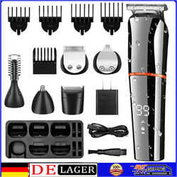 Profi Haarschneidemaschine Haarschneider Bart Trimmer Rasierer Hair Clipper LCD