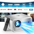 4K Mini Smart Beamer 5G WiFi 6 Heimkino Projektor LED Bluetooth Android Full HD