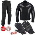 BOS Herren Motorrad Jacke und Hose Biker Motorrad Textil Kombi Motorradkombi Neu