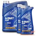 MANNOL 6 L LITER 4-TAKT PLUS MOTORÖL MOTOR-ÖL MOTOREN-ÖL