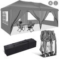 Pavillon Faltpavillon 3x3m-3x6m Partyzelt Pop-Up Wasserdicht UV-Schutz Pavillion